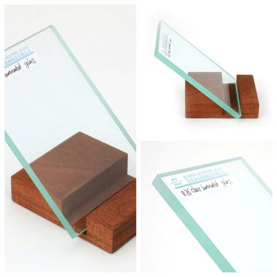 6.76mm 8.76mm vidro de controle de som de grau A vidro laminado transparente para janela / porta