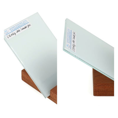 Vidro laminado de segurança de cor branca-leite e durável