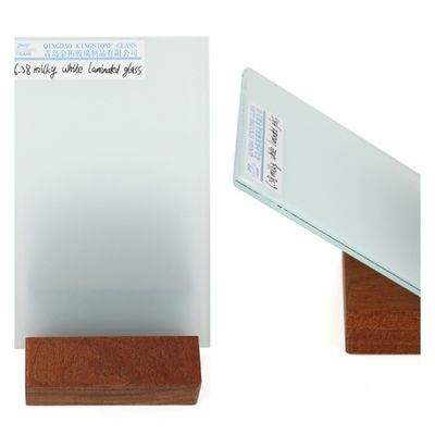 Vidro laminado de protecção UV branco-leite CE AS/NZS 2208 Certificado