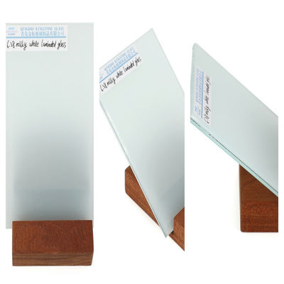 3+3mm Vidro laminado branco-lácteo grau A CE AS/NZS 2208 Certificado SGS