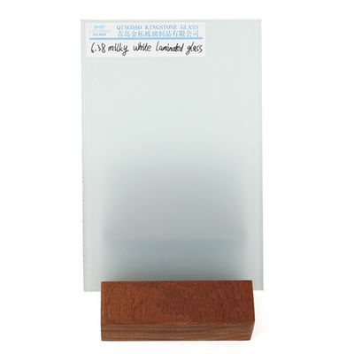 Vidro Tintado Laminado de Cor Branca Leite para Janela / Porta / fachada