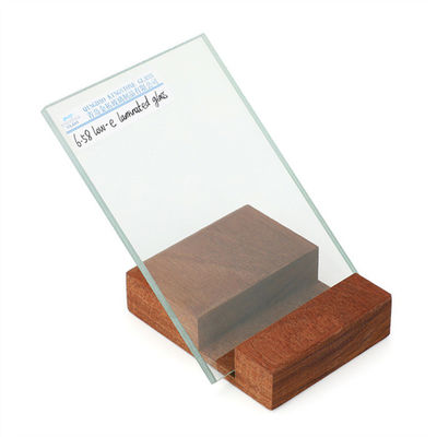 6.58mm 8.76mm Low E Clear Laminated Glass para Janela / Porta / Parede de Cortina