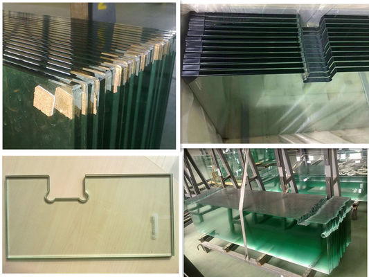 Um vidro laminado de segurança temperado para janela / porta / parede de cortina