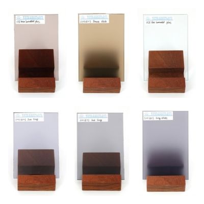 Arquitetura de edifícios vidro laminado colorido com espessura PVB de 0,38 mm