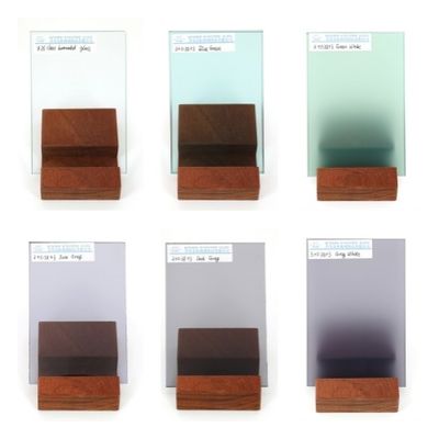 Vidro de segurança colorido de 6,38 mm feito com vidro flutuante e PVB de alta durabilidade