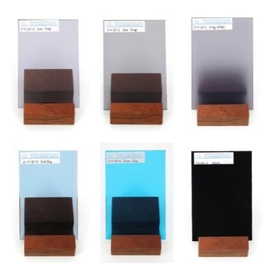 Copo de vidro laminado Euro Grey Blue Color resistente ao tempo 6.38mm espessura