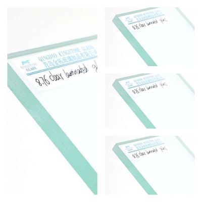 Vidro laminado transparente de alta segurança 4.38 mm - 25.52 mm espessura
