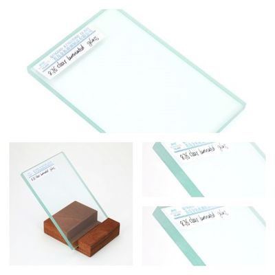 6.76mm - 25.52mm Controle de som laminado Vidro Isolamento sonoro Alta resistência