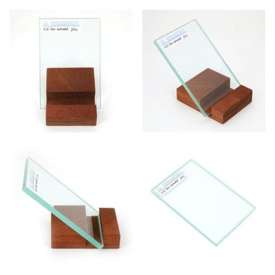 Alta segurança Vidro laminado transparente Espessura 4,38 mm - 25,52 mm Para janelas e portas