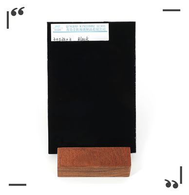 Solução de vidro laminado de segurança de grande porte Cinza PVB Cor para as necessidades do projeto